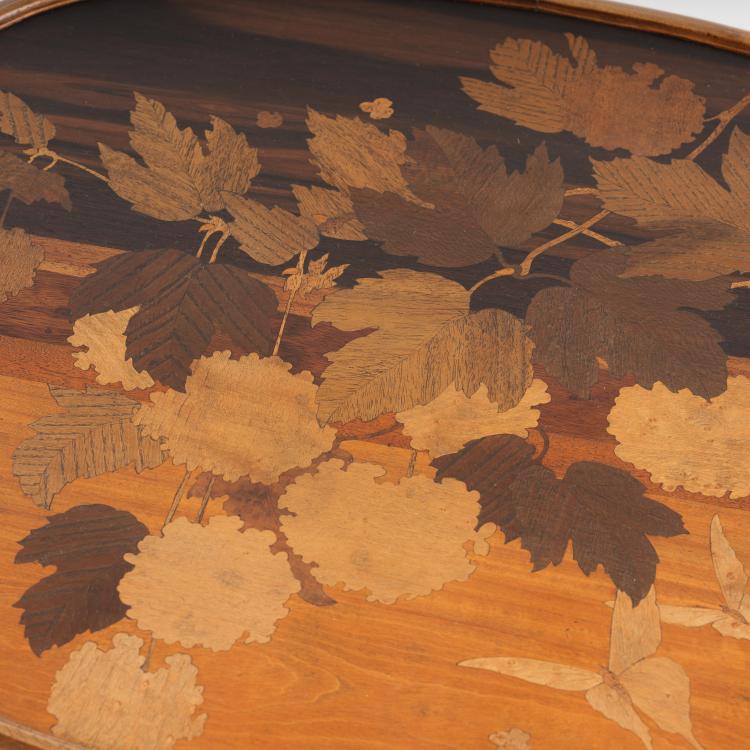 Bild 6 zu Objekt, Side table 'Hortensias et papillons', c. 1900, Emile Gall&eacute;, Gall&eacute;, Emile, Nancy, 153C 771