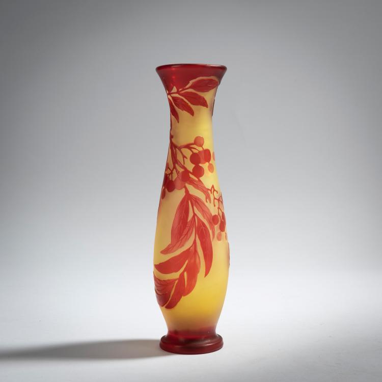 Hauptbild zu Objekt, Vase 'Sorbier', 1908-14, Gall&eacute;, Etablissements, Nancy, 153B 227