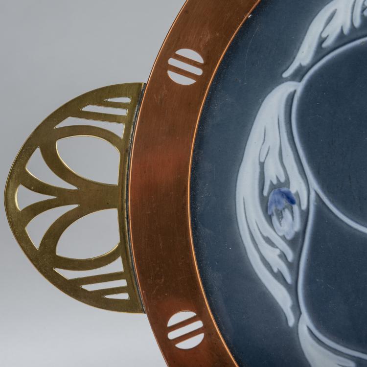 Bild 1 zu Objekt, Tortenplatte, 1905, Christian Neureuther, W&auml;chtersbach, Schlierbach; WMF, Geislingen, 153C 591