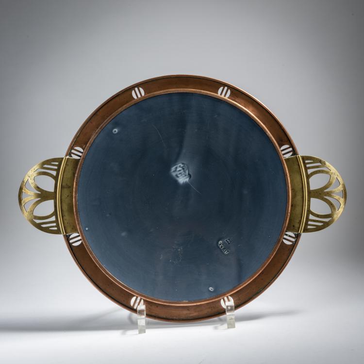 Bild 3 zu Objekt, Tortenplatte, 1905, Christian Neureuther, W&auml;chtersbach, Schlierbach; WMF, Geislingen, 153C 591