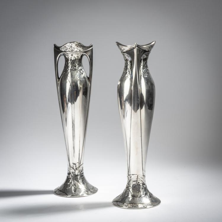 Bild 1 zu Objekt, Set of two vases with handles, c. 1900, Christofle, Paris, 153C 623