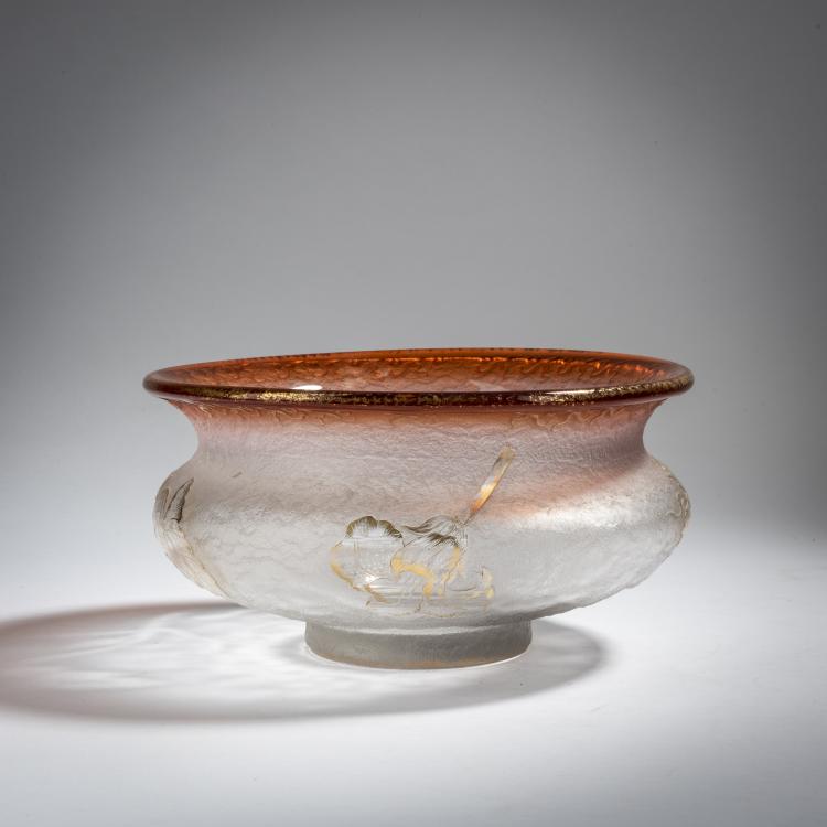 Bild 2 zu Objekt, Schale 'Pavots', 1890-98, Verreries r&eacute;unies de Vallerysthal et Portieux, 153B 329