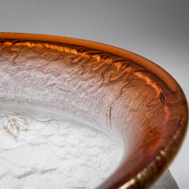 Bild 4 zu Objekt, Schale 'Pavots', 1890-98, Verreries r&eacute;unies de Vallerysthal et Portieux, 153B 329