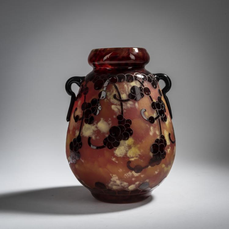 Bild 2 zu Objekt, Henkelvase 'Perli&egrave;res', 1924-27, Schneider, Epinay-sur-Seine, 153B 307