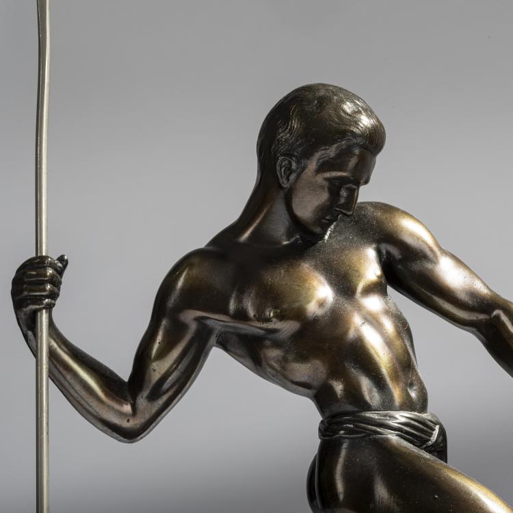 Bild 6 zu Objekt, Hunter with antelope, c. 1930, Salvator Riolo, Kowas, 153C 463