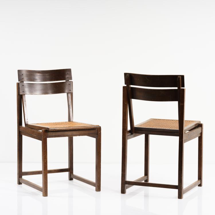 Bild 6 zu Objekt, Set of two chairs, c. 1926, Erich Dieckmann, Bauhochschule Weimar (zugeschrieben), 154A 35