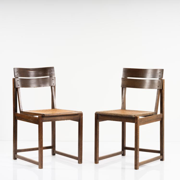 Bild 7 zu Objekt, Set of two chairs, c. 1926, Erich Dieckmann, Bauhochschule Weimar (zugeschrieben), 154A 35