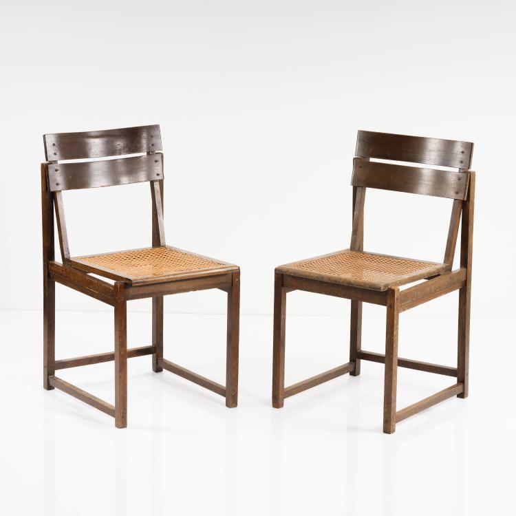 Bild 8 zu Objekt, Set of two chairs, c. 1926, Erich Dieckmann, Bauhochschule Weimar (zugeschrieben), 154A 35