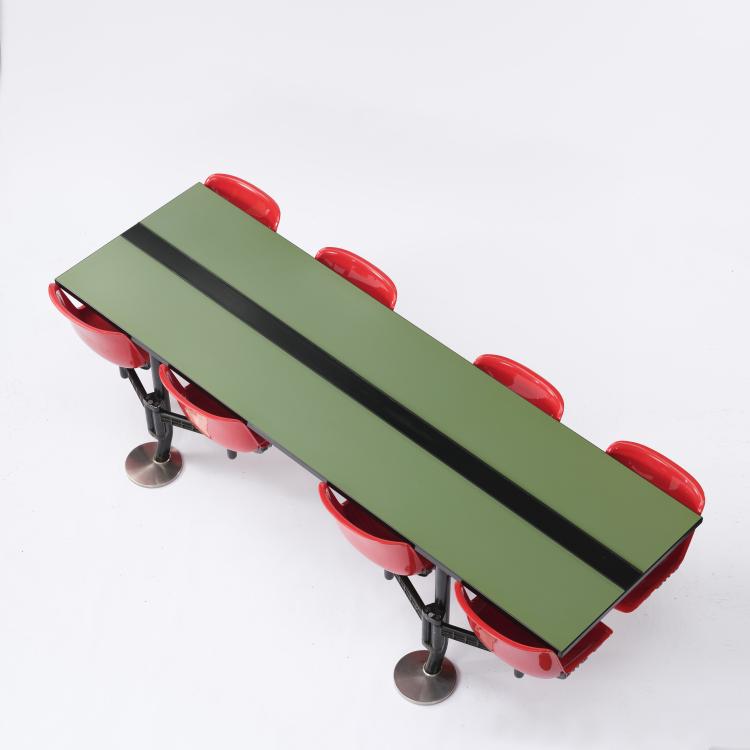 Bild 2 zu Objekt, Dining / canteen table 'GTS' - 'Modus', 1975, Osvaldo Borsani, Tecno, Mailand, 154A 119