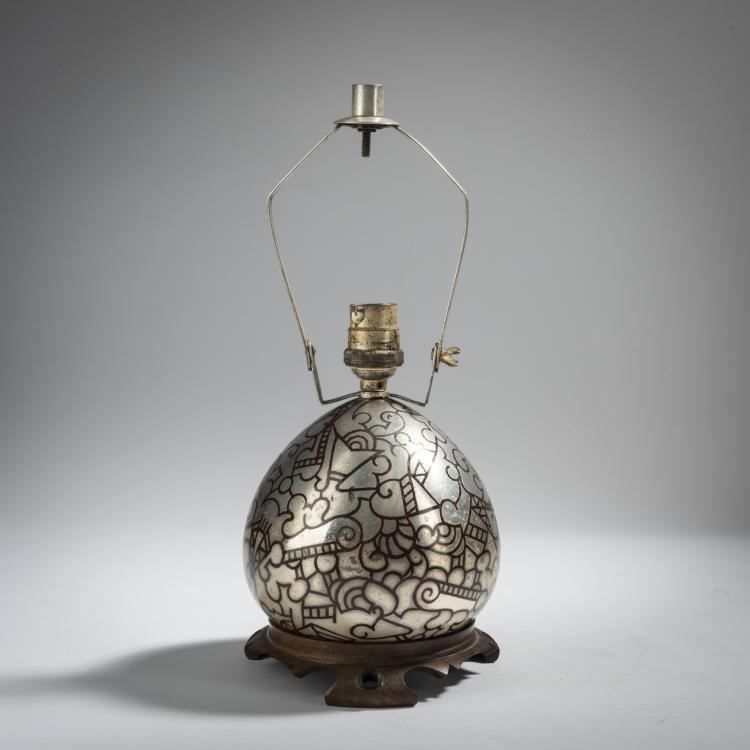 Hauptbild zu Objekt, 'Ikora' lamp base, c. 1930, WMF, Geislingen, 153C 679