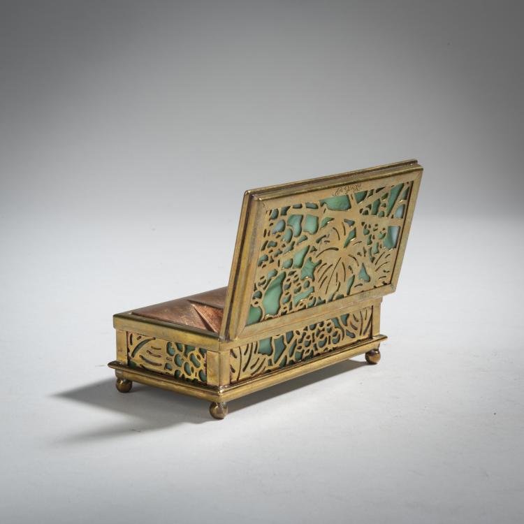 Bild 3 zu Objekt, 'Grapevine' stamp box, c. 1920, Tiffany Studios, New York, 153C 661