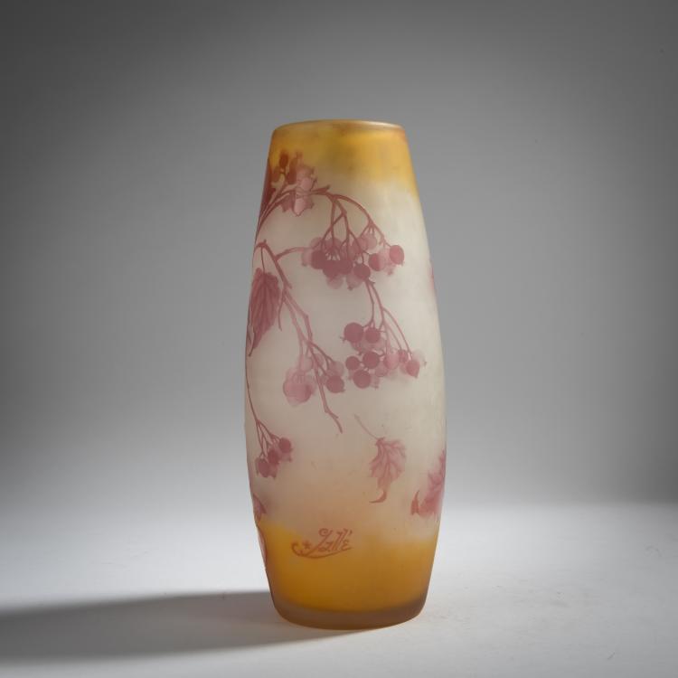 Bild 1 zu Objekt, Vase 'Groseilles', 1905-08, Gall&eacute;, Etablissements, Nancy, 153B 215