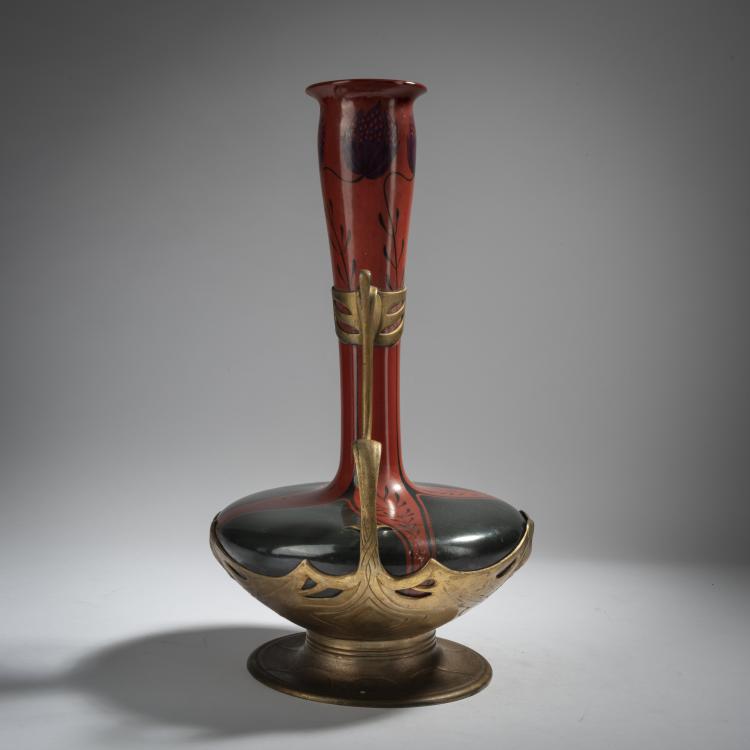 Bild 2 zu Objekt, Vase with handles, 1899/1900, Scherf, Walter, N&uuml;rnberg; Zsolnay, Vilmos, P&eacute;cs (zug.), 153C 654