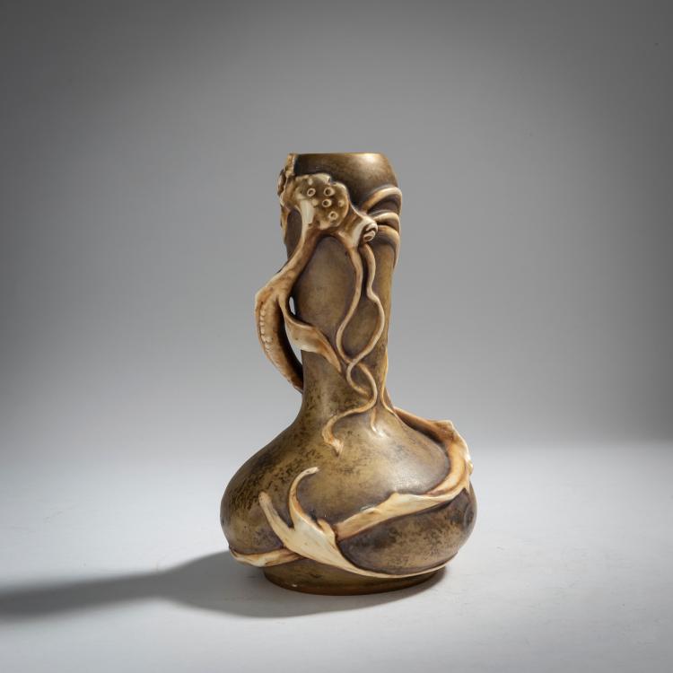 Hauptbild zu Objekt, Vase, c. 1900, Amphora-Werke Riessner, Stellmacher & Kessel, Turn-Teplitz, 153C 515