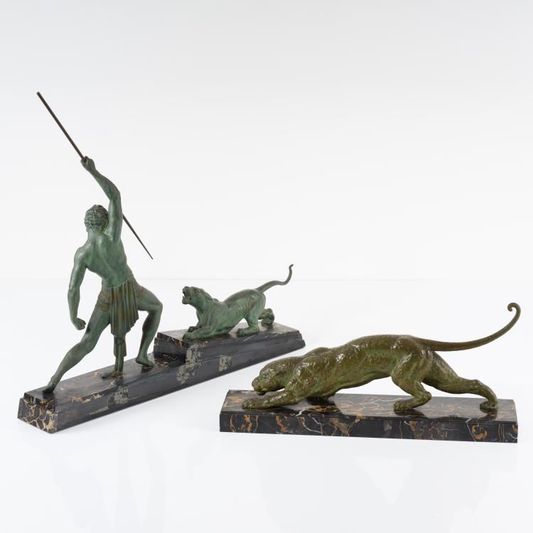 Bild 4 zu Objekt, 'La Chasse', c. 1930, Dem&egrave;tre H. Chiparus, 153C 423