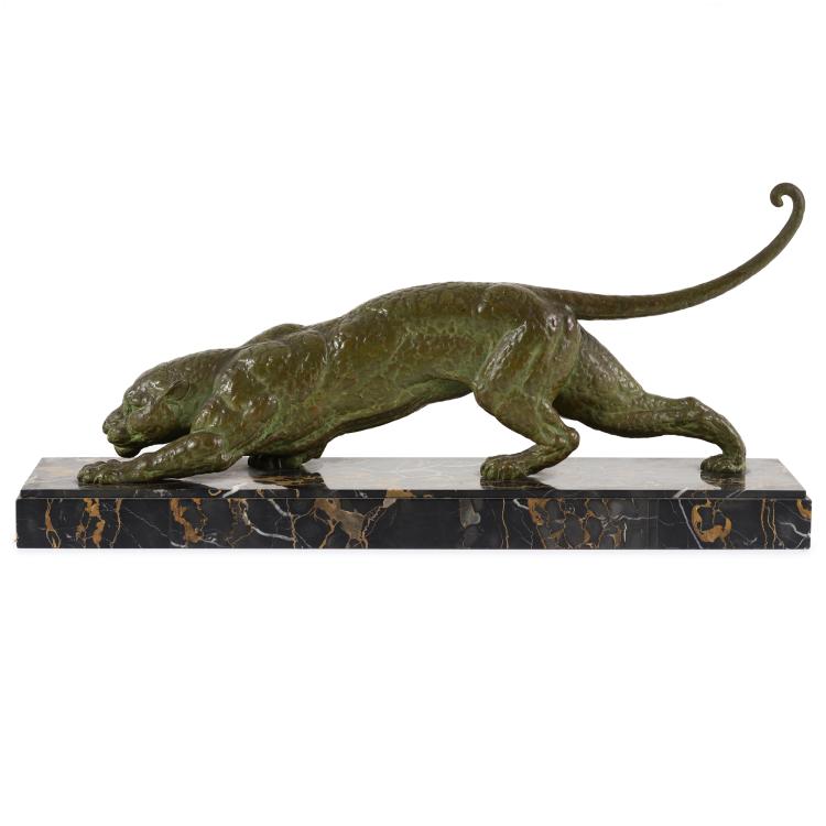 Hauptbild zu Objekt, Panther, c. 1925, Dem&egrave;tre H. Chiparus, 153C 421