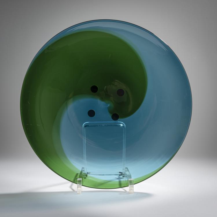 Hauptbild zu Objekt, 'Coreano' plate, 1966, Tapio Wirkkala, Venini & C., Murano, 155C 793