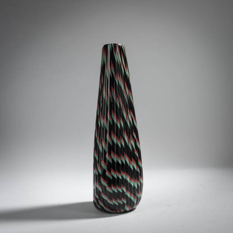 Hauptbild zu Objekt, Vase 'Calabash', um 1972, James Carpenter, Venini & C., Murano, 155C 798
