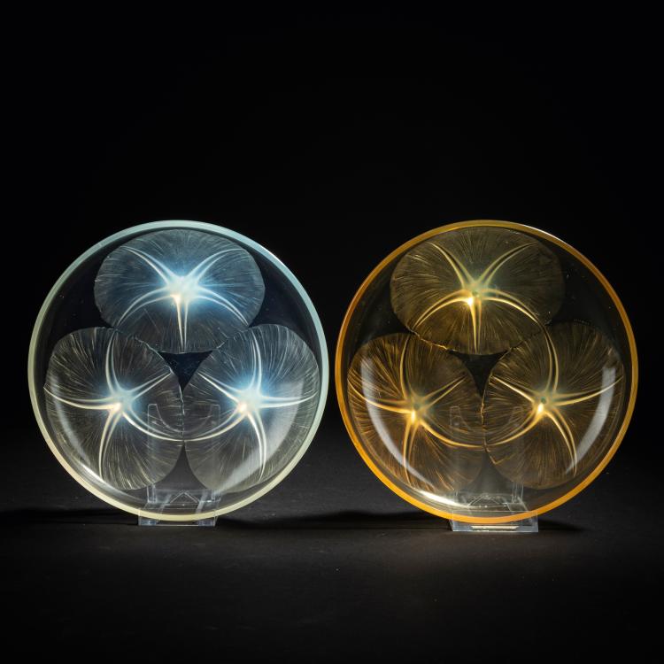 Hauptbild zu Objekt, Zwei Schalen 'Volubilis', 1921, Ren&eacute; Lalique, Lalique, Ren&eacute;, Wingen-sur-Moder, 153A 10