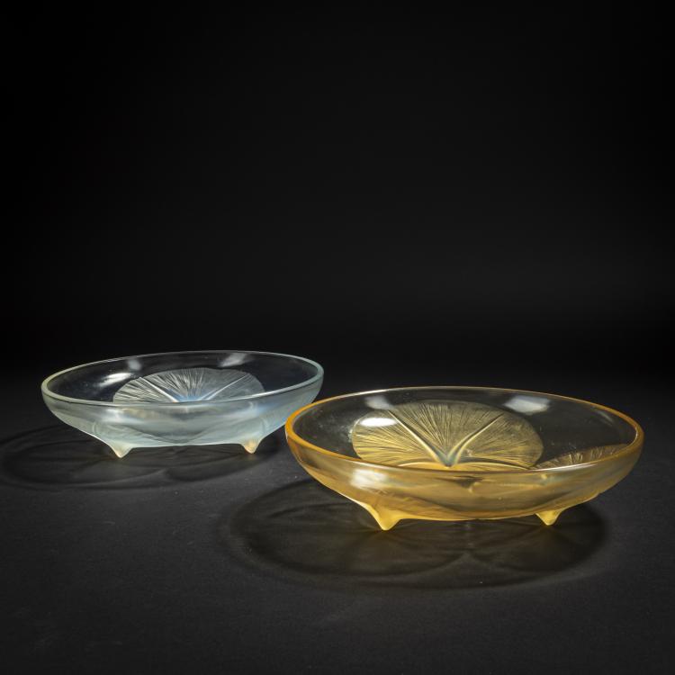 Bild 1 zu Objekt, Zwei Schalen 'Volubilis', 1921, Ren&eacute; Lalique, Lalique, Ren&eacute;, Wingen-sur-Moder, 153A 10