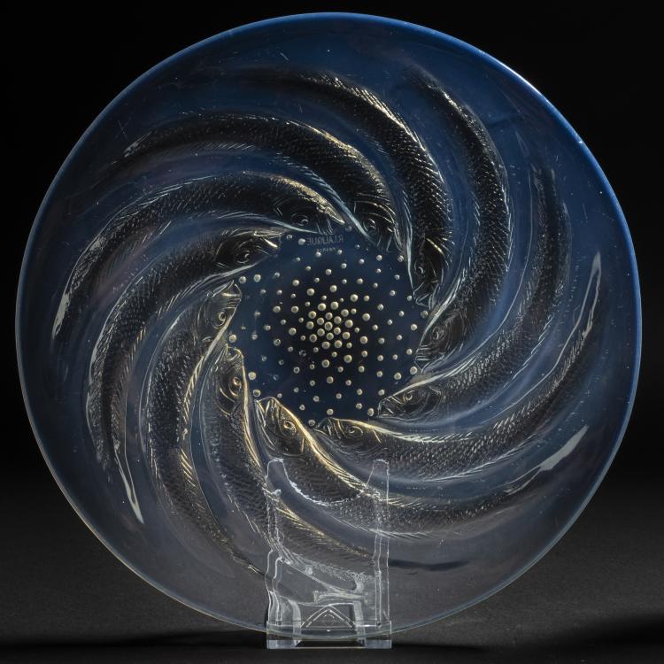 Bild 2 zu Objekt, Set of 'Poissons N&deg; 1' plate, 1931 and 'Volutes' bowl, 1934, Ren&eacute; Lalique, Lalique, Ren&eacute;, Wingen-sur-Moder, 153A 46