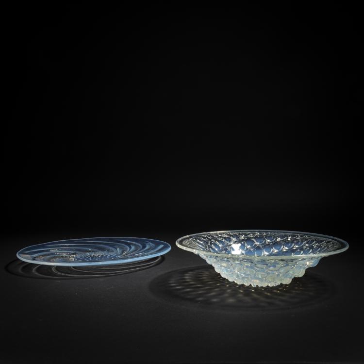 Bild 6 zu Objekt, Set of 'Poissons N&deg; 1' plate, 1931 and 'Volutes' bowl, 1934, Ren&eacute; Lalique, Lalique, Ren&eacute;, Wingen-sur-Moder, 153A 46