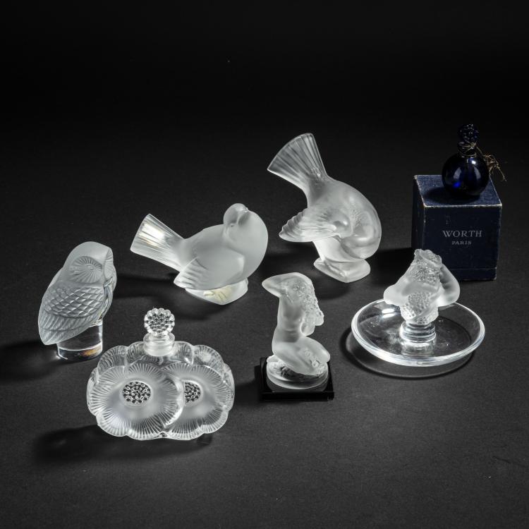 Bild 1 zu Objekt, Mixed lot of seven objects, 1920s - 1960s, Ren&eacute; Lalique, Lalique, Ren&eacute;, Wingen-sur-Moder, 153A 21
