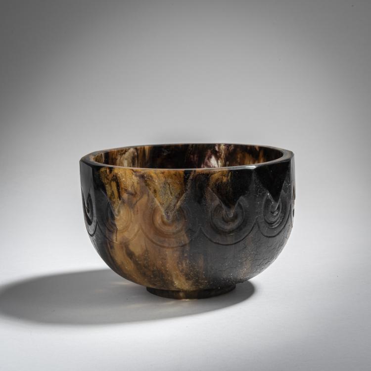 Hauptbild zu Objekt, Schale 'Marocain', 1927, Fran&ccedil;ois D&eacute;corchemont, D&eacute;corchemont, Fran&ccedil;ois, Conches, 153B 195