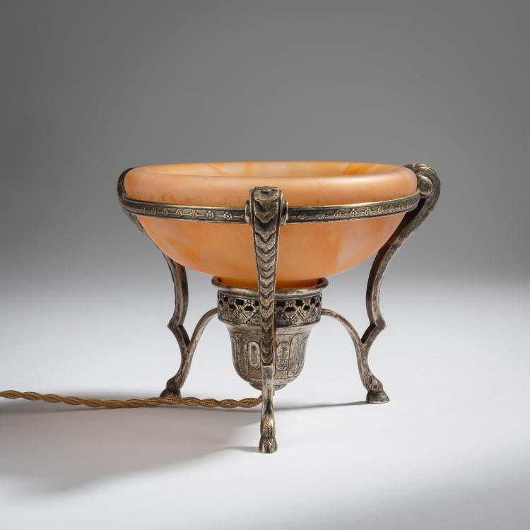 Hauptbild zu Objekt, Nachttischl&auml;mpchen, um 1925, Schneider, Epinay-sur-Seine; Robj, Paris, 153B 326