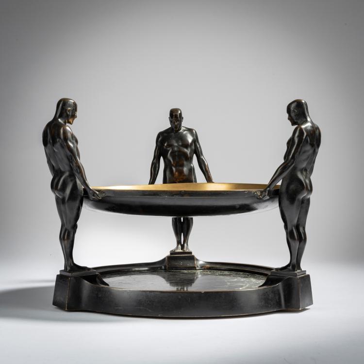 Hauptbild zu Objekt, Stemmed bowl, c. 1900, Jean Edouard Dannh&auml;user, Gladenbeck, Berlin, 153C 425