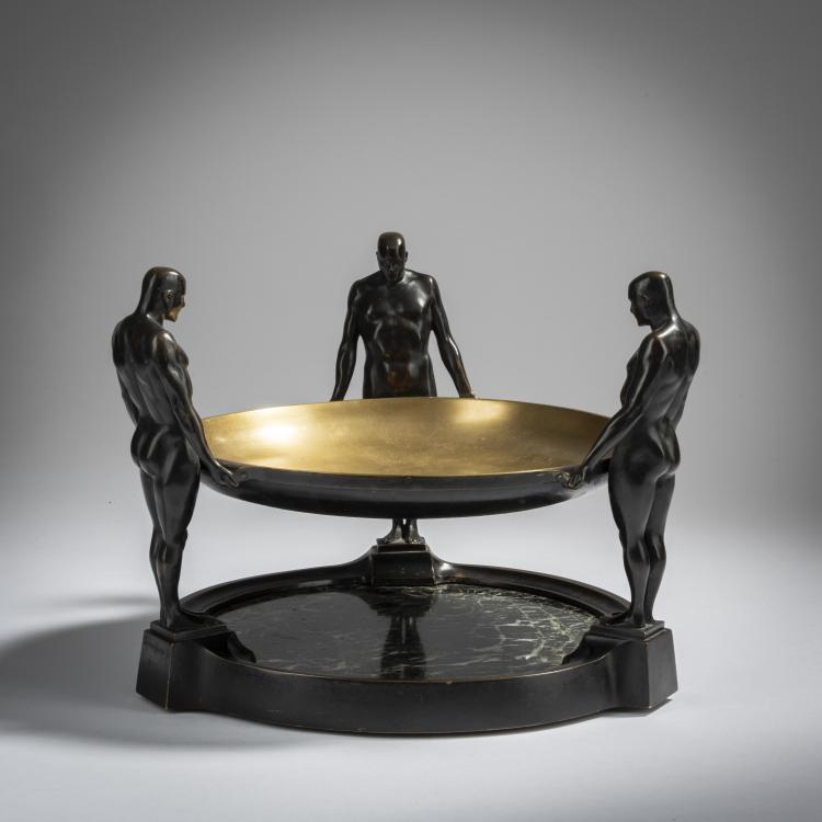 Bild 1 zu Objekt, Stemmed bowl, c. 1900, Jean Edouard Dannh&auml;user, Gladenbeck, Berlin, 153C 425