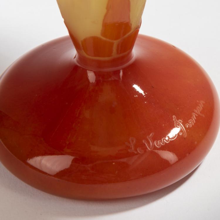 Bild 3 zu Objekt, Fu&szlig;schale 'B&eacute;gonias', 1922-25, Schneider, Epinay-sur-Seine, 153B 297