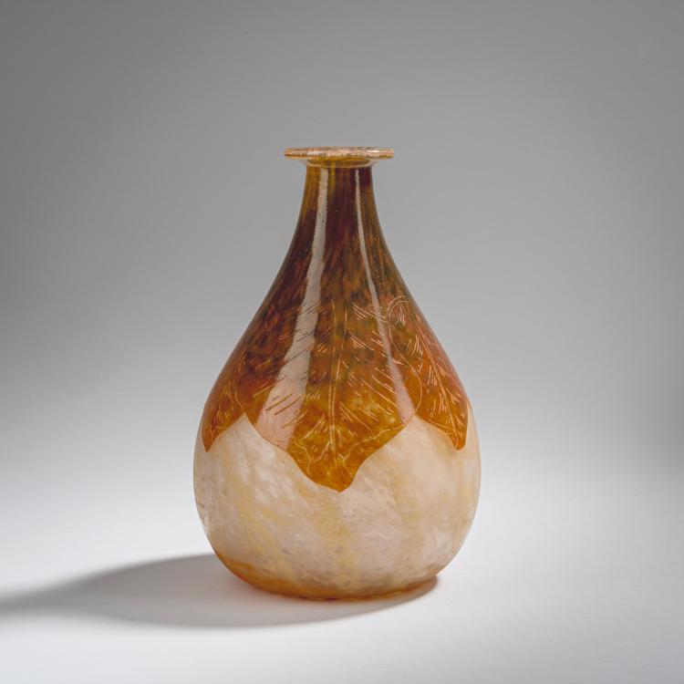 Hauptbild zu Objekt, Vase 'Feuilles d'Oseille', 1918-21, Schneider, Epinay-sur-Seine, 153B 283