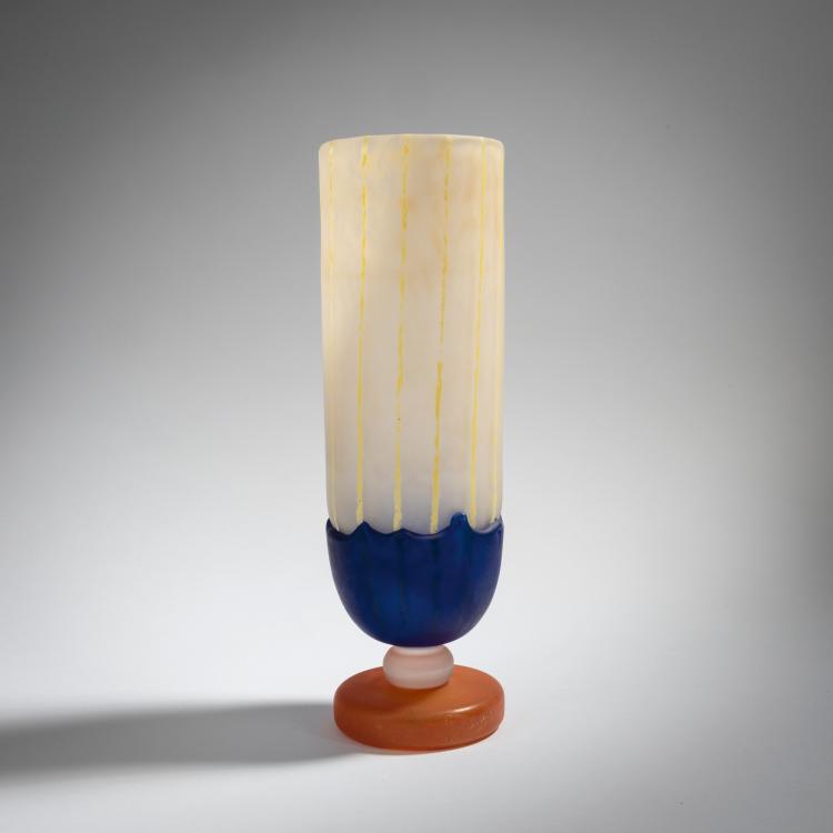 Hauptbild zu Objekt, Vase 'Filet&eacute;s', 1922-25, Schneider, Epinay-sur-Seine, 153B 298