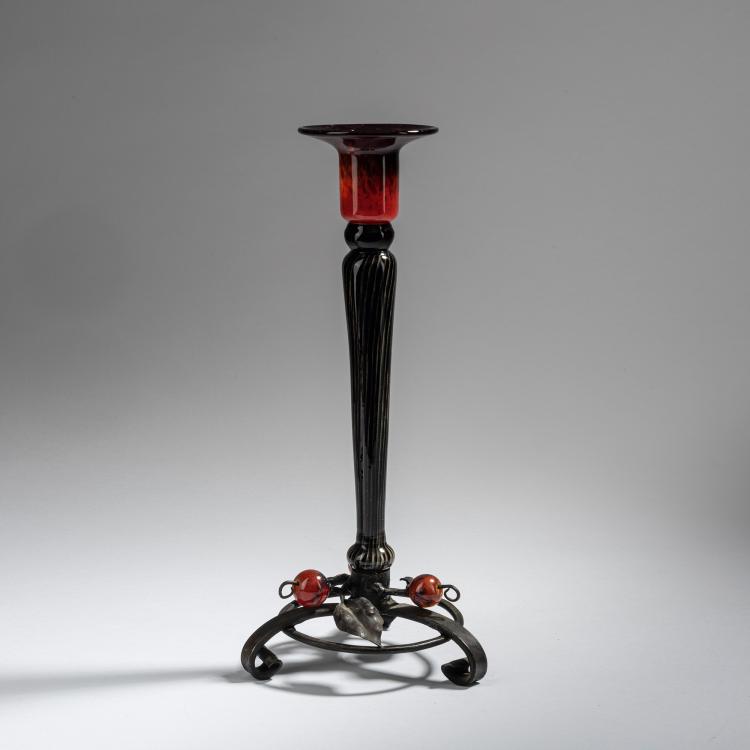 Hauptbild zu Objekt, Kerzenst&auml;nder, 1920-25, Schneider, Epinay-sur-Seine, 153B 291