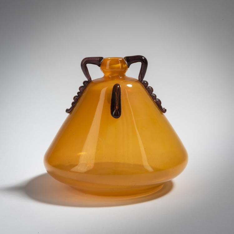 Hauptbild zu Objekt, Vase mit zwei Handhaben, 1920-25, Schneider, Epinay-sur-Seine, 153B 292