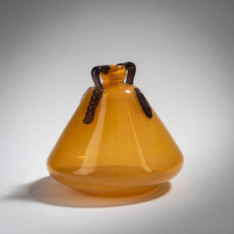 Bild 1 zu Objekt, Vase mit zwei Handhaben, 1920-25, Schneider, Epinay-sur-Seine, 153B 292