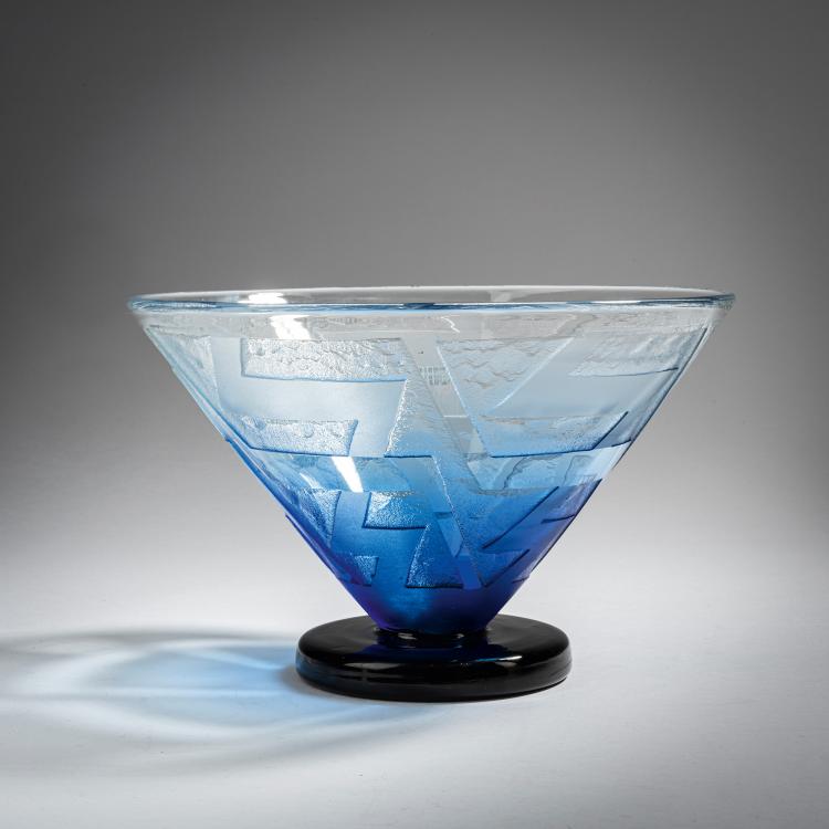 Hauptbild zu Objekt, Fu&szlig;schale, 1928-30, Schneider, Epinay-sur-Seine, 153B 322