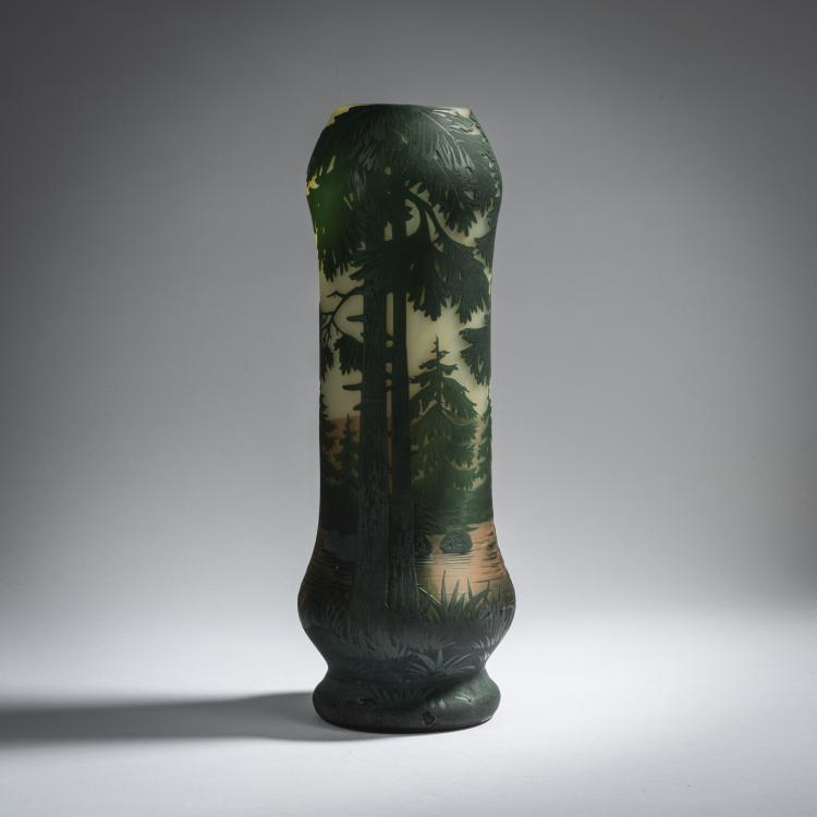 Bild 1 zu Objekt, Vase 'For&ecirc;t d'Epinette', 1910-15, Daum Fr&egrave;res, Nancy, 153B 140