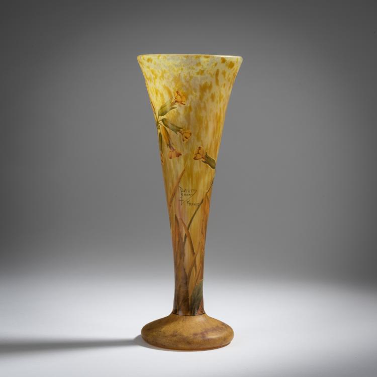 Bild 1 zu Objekt, Vase 'Primev&egrave;re, fleurs de coucou', um 1910, Daum Fr&egrave;res, Nancy, 153B 160