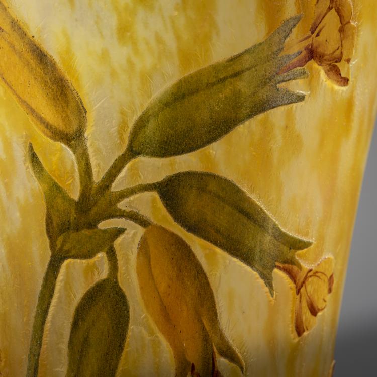 Bild 3 zu Objekt, Vase 'Primev&egrave;re, fleurs de coucou', um 1910, Daum Fr&egrave;res, Nancy, 153B 160
