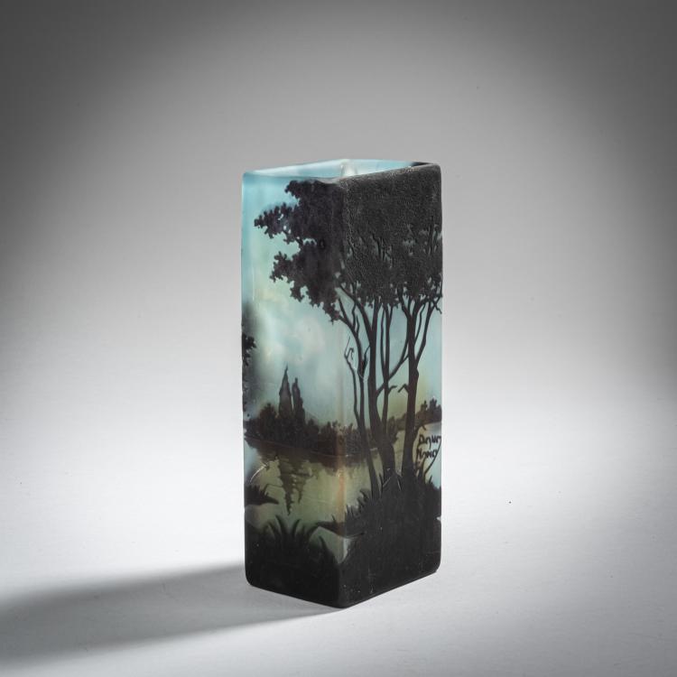 Bild 2 zu Objekt, Vase 'Paysage nocturne', 1910-15, Daum Fr&egrave;res, Nancy, 153B 142
