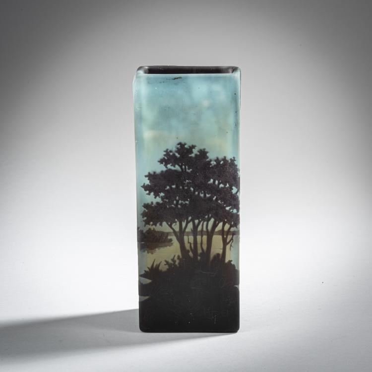 Bild 3 zu Objekt, Vase 'Paysage nocturne', 1910-15, Daum Fr&egrave;res, Nancy, 153B 142
