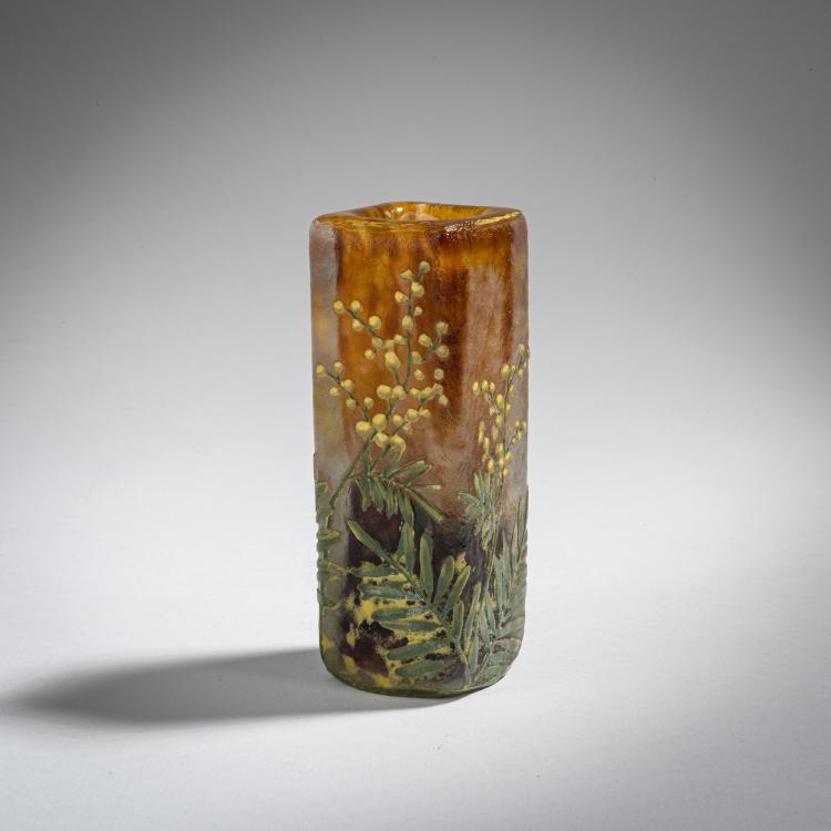 Hauptbild zu Objekt, Vase 'Mimosas', um 1902, Daum Fr&egrave;res, Nancy, 153B 113