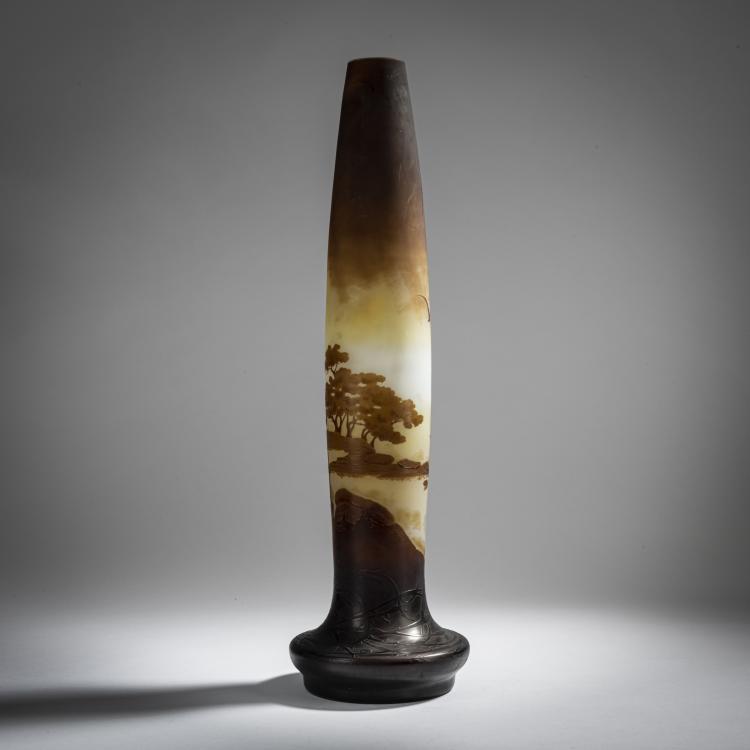 Bild 2 zu Objekt, Vase 'Paysage, voiliers', 1905-08, Gall&eacute;, Etablissements, Nancy, 153B 217