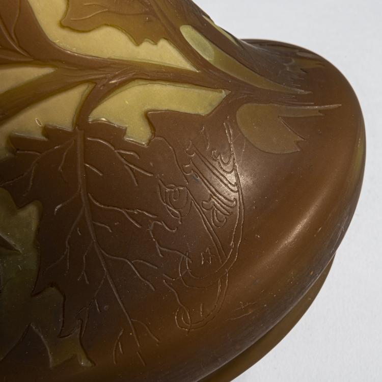 Bild 4 zu Objekt, Hohe Vase 'Ombelles', 1905-08, Gall&eacute;, Etablissements, Nancy, 153B 218