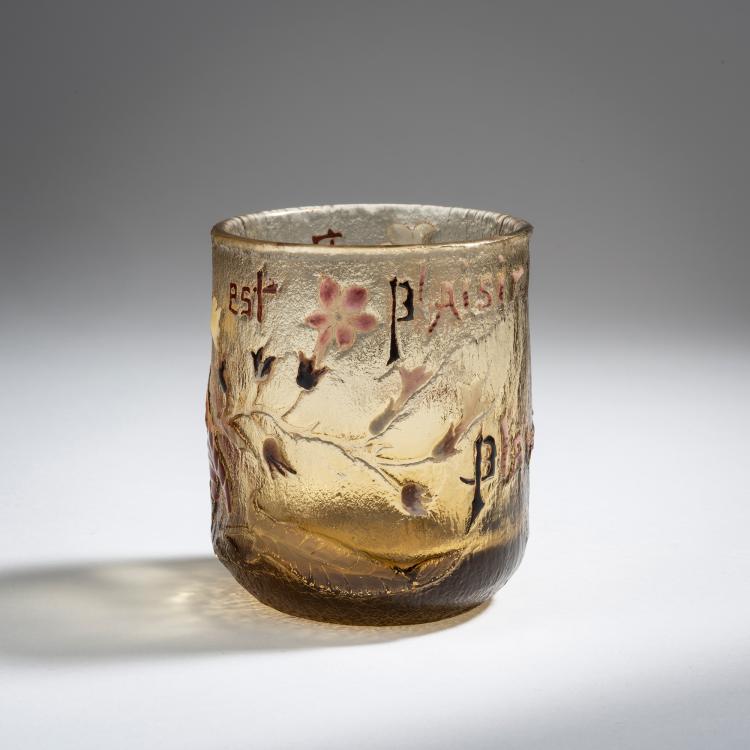 Bild 1 zu Objekt, Vase 'Fumer est plaisir, Plaisir est fum&eacute;e', um 1900, Emile Gall&eacute;, Gall&eacute;, Emile, Nancy, 153B 207