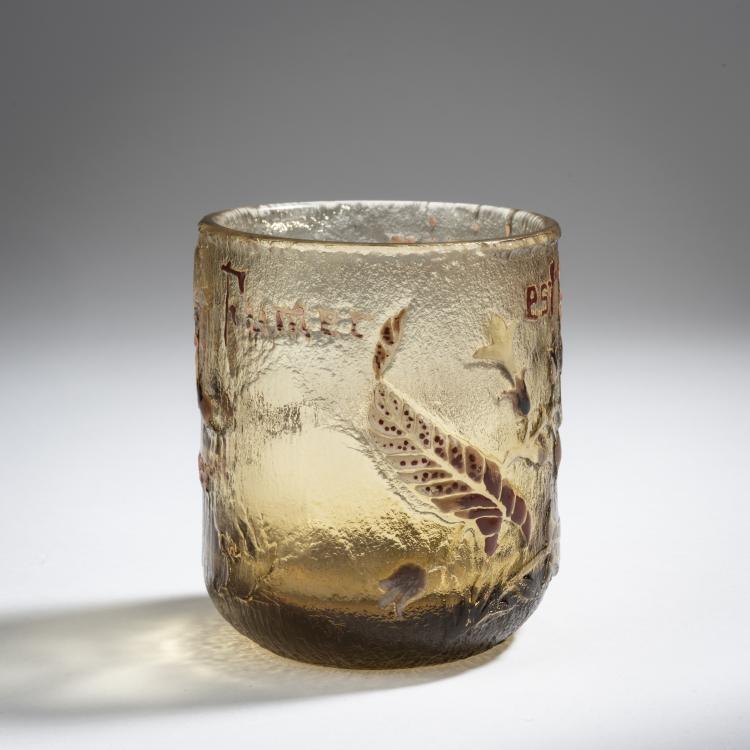 Bild 2 zu Objekt, Vase 'Fumer est plaisir, Plaisir est fum&eacute;e', um 1900, Emile Gall&eacute;, Gall&eacute;, Emile, Nancy, 153B 207