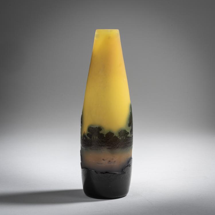 Bild 1 zu Objekt, Vase 'Paysage lacustre', 1908-14, Gall&eacute;, Etablissements, Nancy, 153B 237