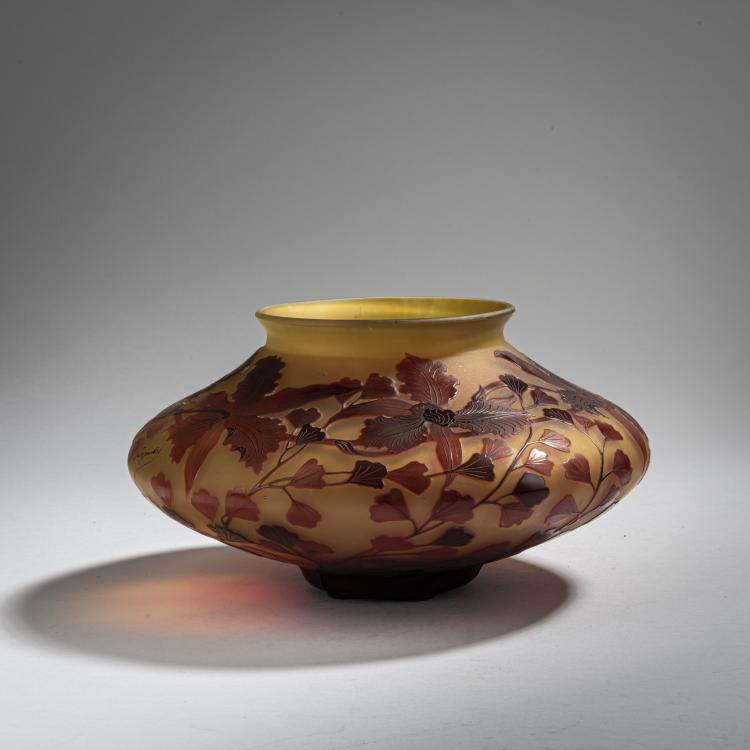 Hauptbild zu Objekt, Vase 'Foug&egrave;re poilue', 1919-25, Nicolas, Paul, Nancy; D'Argenthal, 153B 274